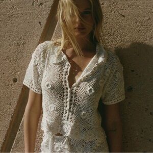 XS/S DÔEN Clemente Top in Pearl